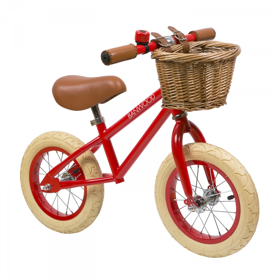 Red Balance Bike | Red Kids Bike | Retro Kids Bicycle