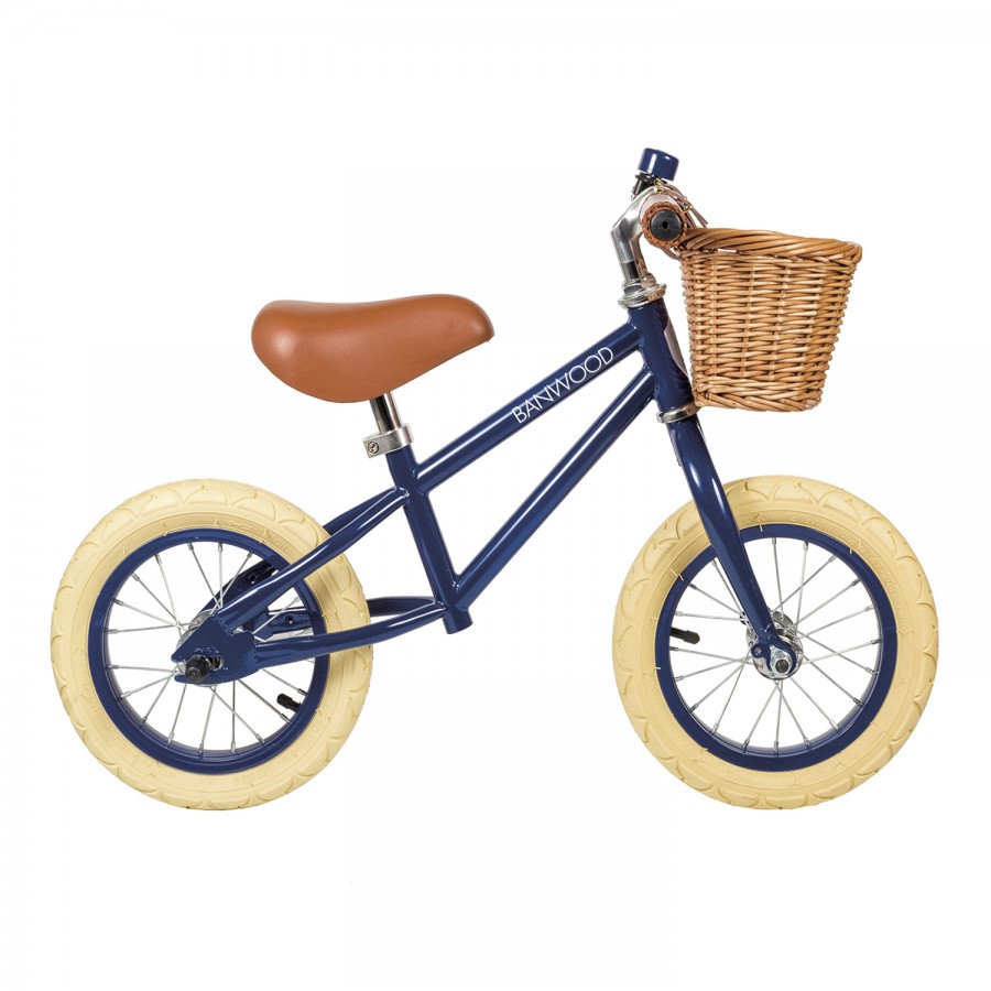 Kids Push Bike | Blue Balance Bike | Vintage Bicycles
